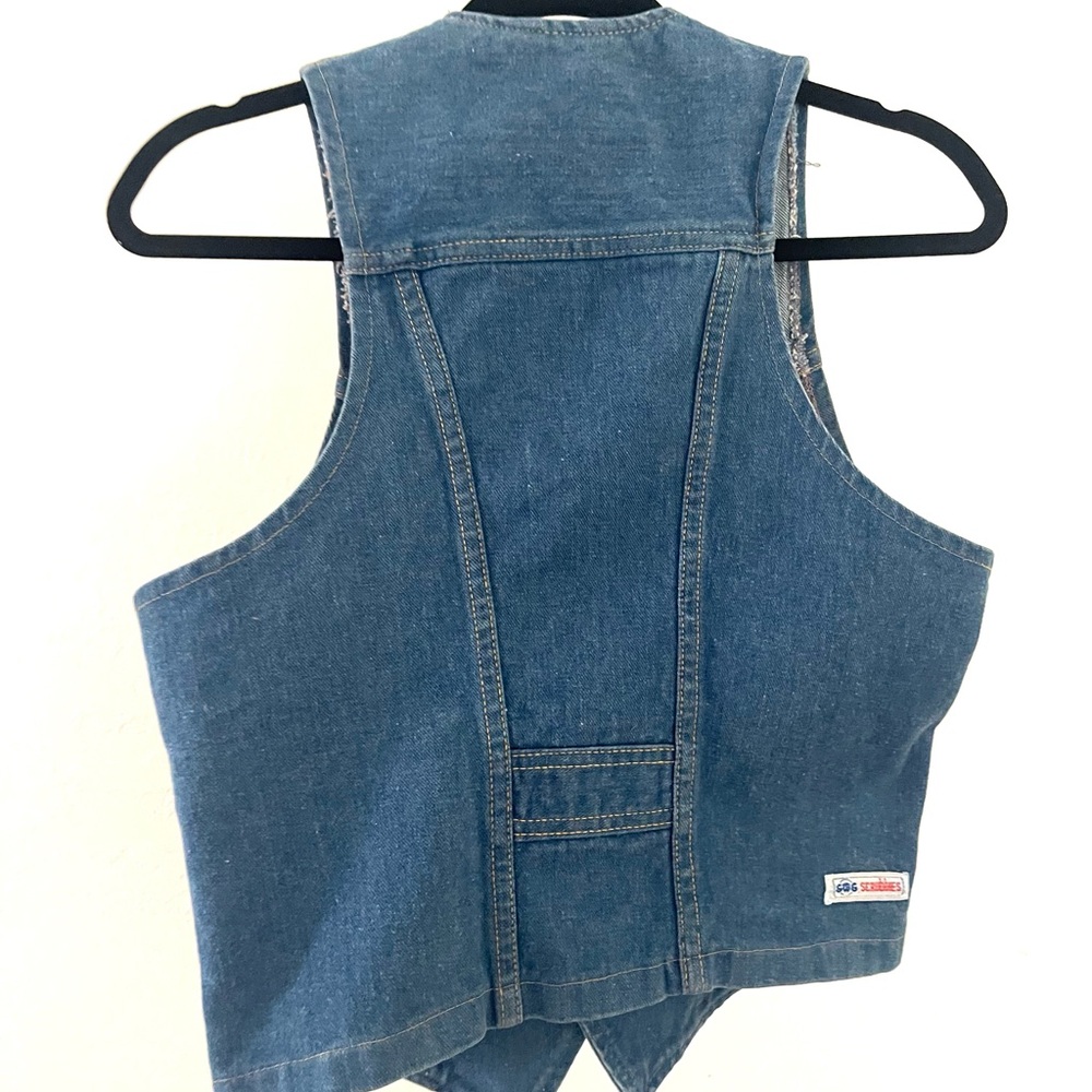 Vintage Denim Vest - Picture 2 of 6